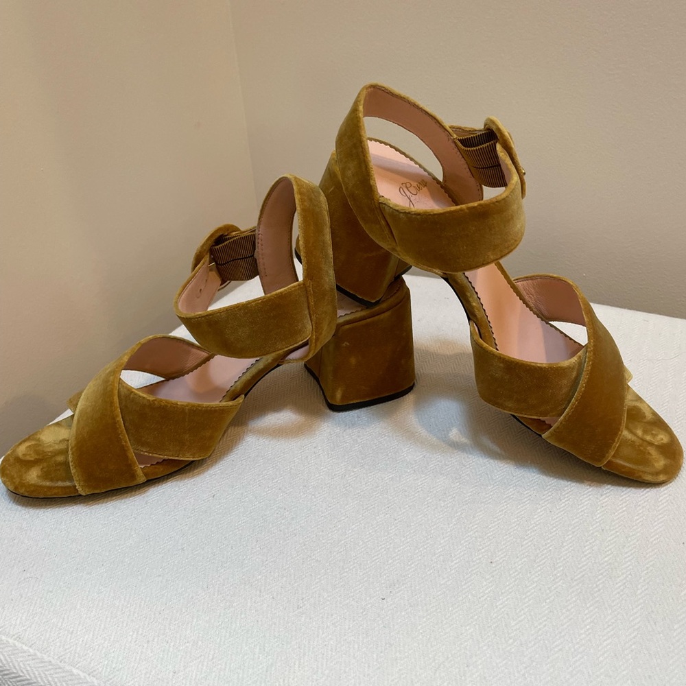 J. Crew Penny Block Heel Sandals